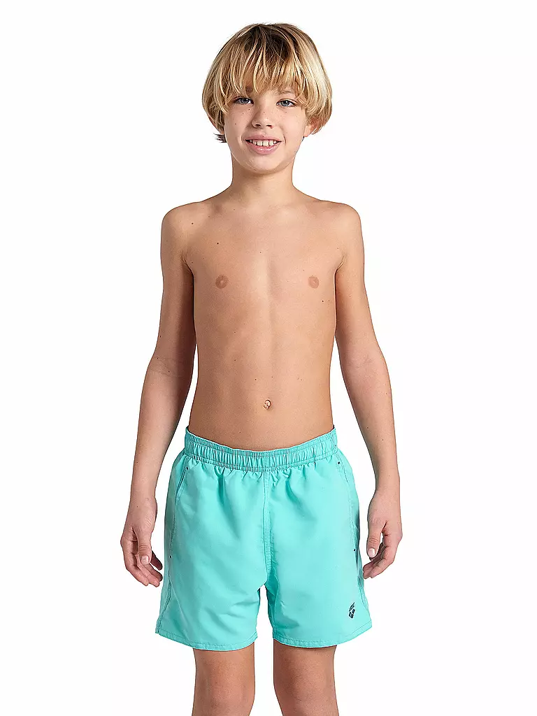 ARENA | Jungen Badeshort Boxer Solid | türkis