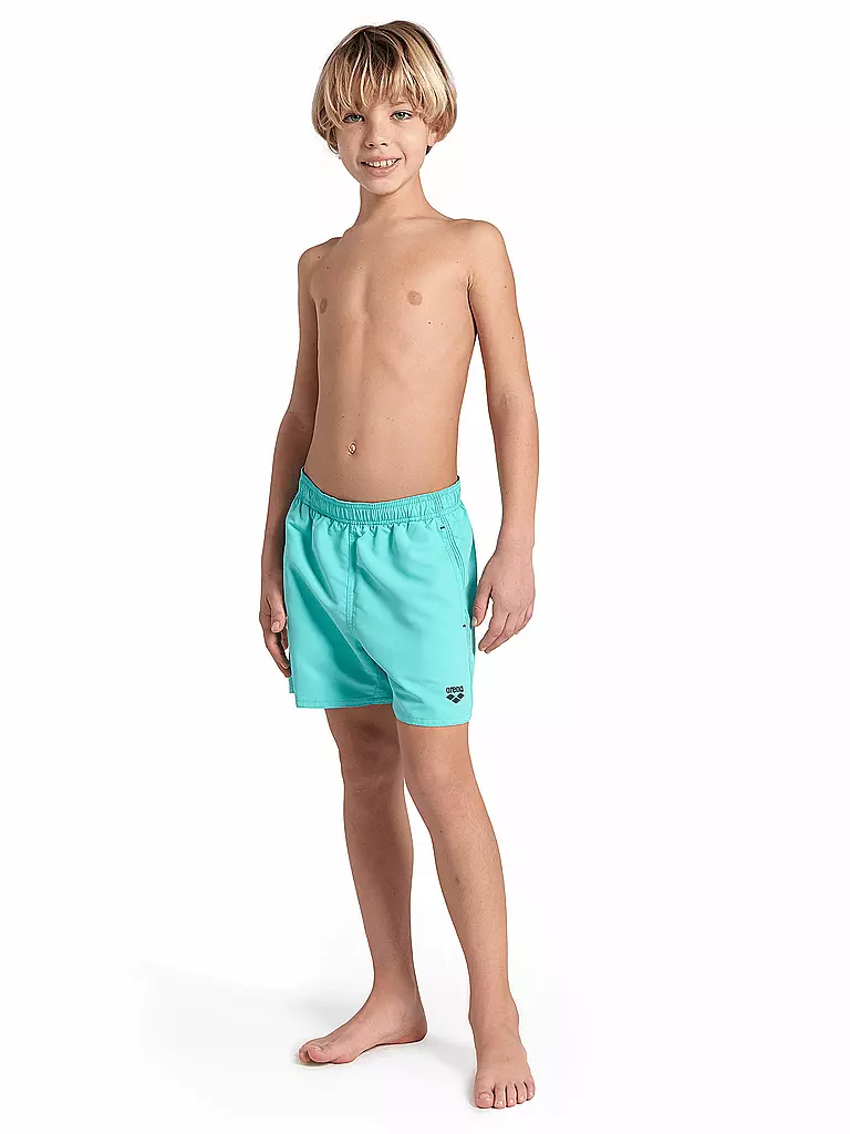 ARENA | Jungen Badeshort Boxer Solid | türkis