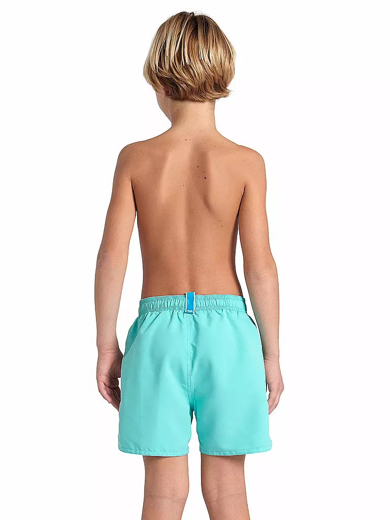 ARENA | Jungen Badeshort Boxer Solid | türkis