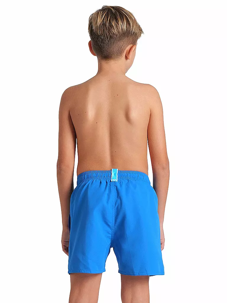 ARENA | Jungen Badeshort Boxer Solid | blau