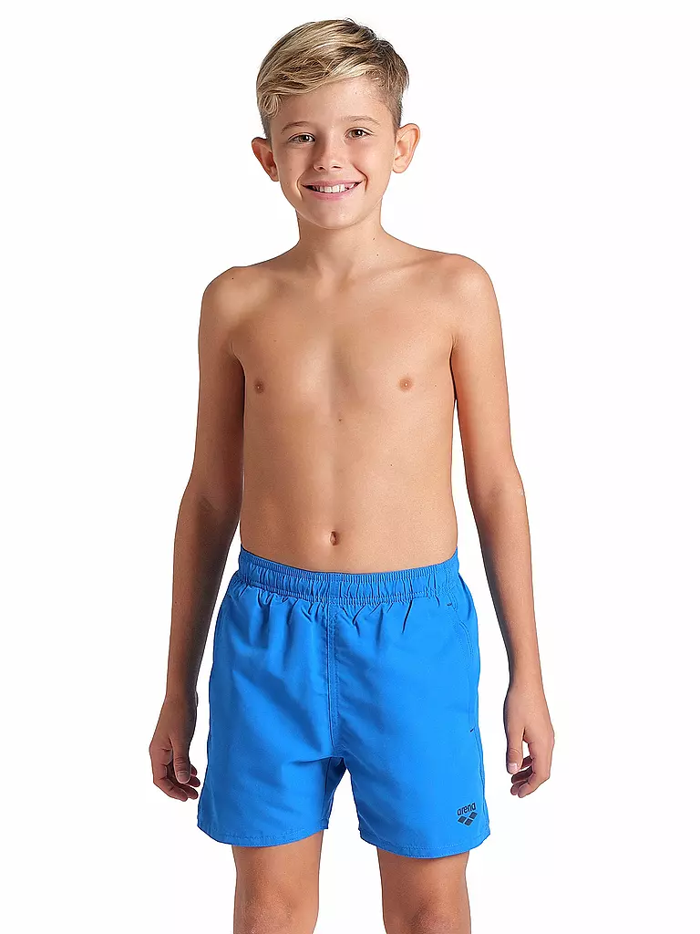 ARENA | Jungen Badeshort Boxer Solid | blau