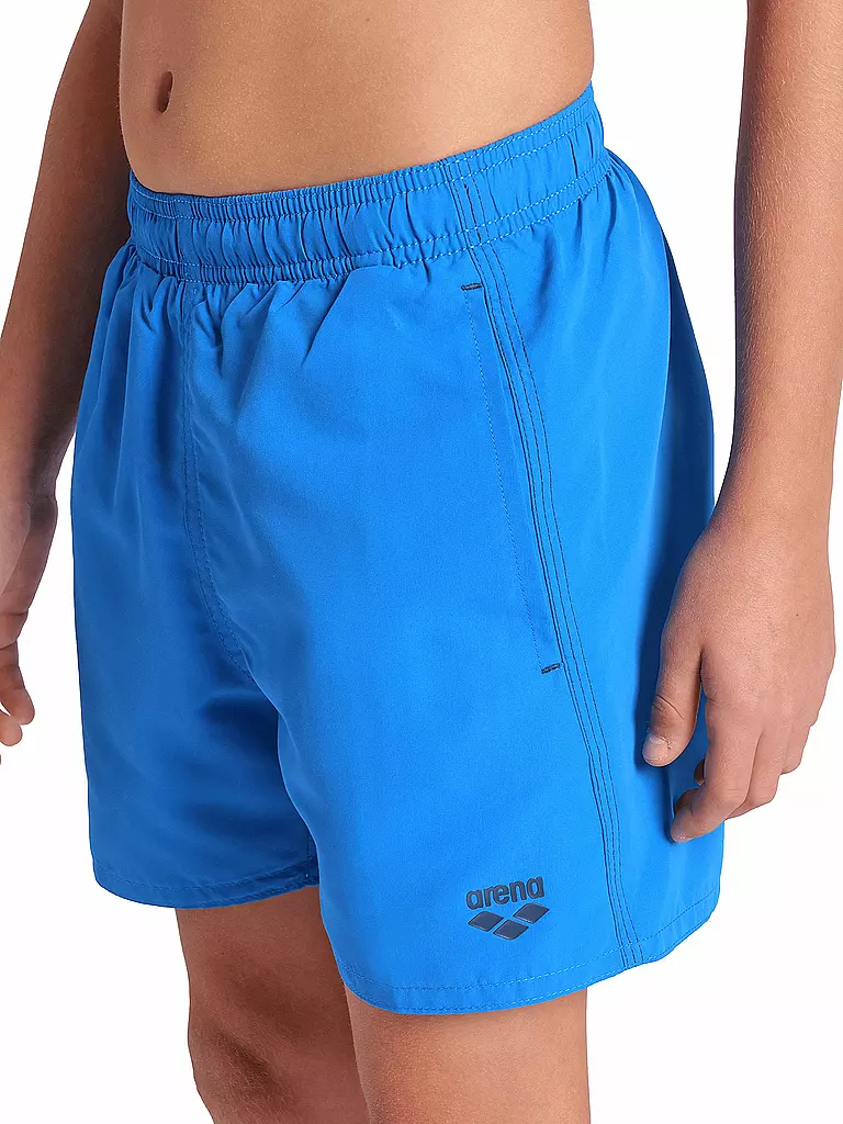 ARENA | Jungen Badeshort Boxer Solid | blau