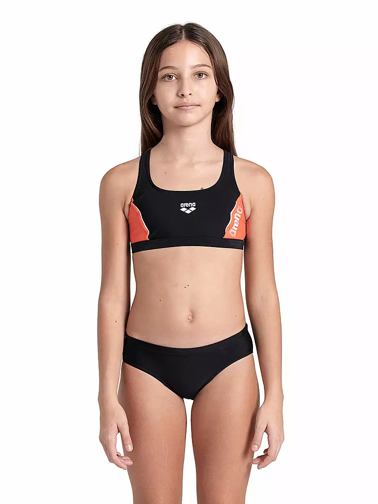 ARENA | Mädchen Bikini Thrice Two Pieces | schwarz