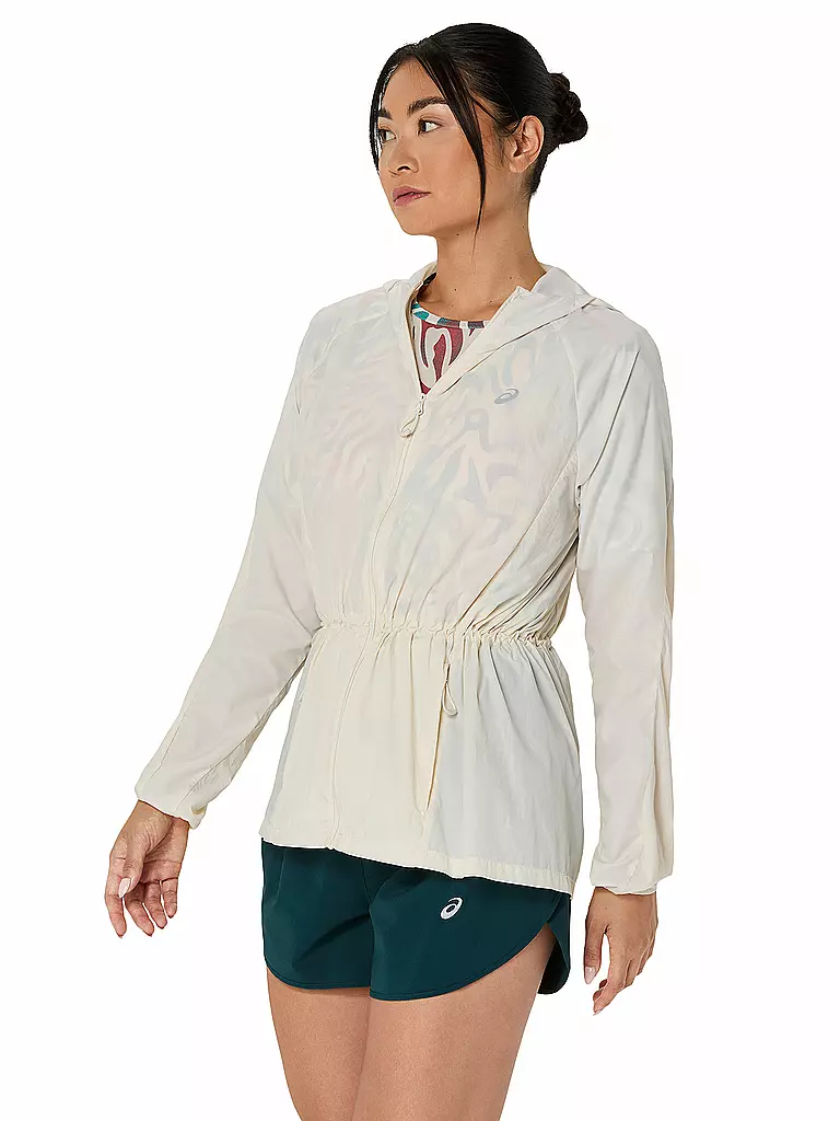 ASICS | Damen Laufjacke Road Packable | creme