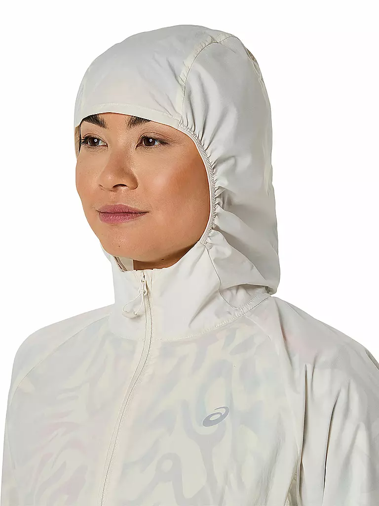 ASICS | Damen Laufjacke Road Packable | creme