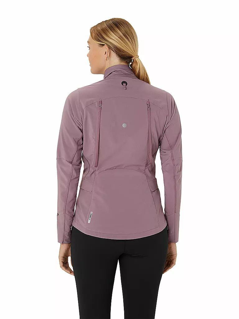 ASICS | Damen Laufjacke Road Winter | rosa