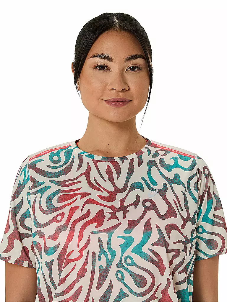 ASICS | Damen Laufshirt Road All Over Print SS Top | bunt