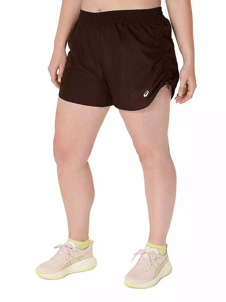 ASICS | Damen Laufshort Nagino Run Adjustable 4inch | braun