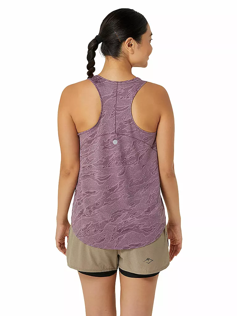 ASICS | Damen Lauftank Road All Over Print | rosa