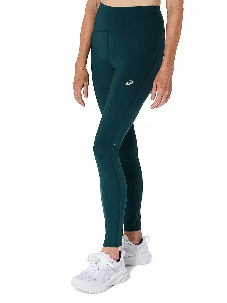 ASICS | Damen Lauftight Road High Waist | dunkelgrün