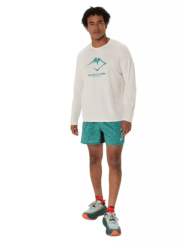 ASICS | Herren Laufshirt Fujitrail Logo LS Top | weiss