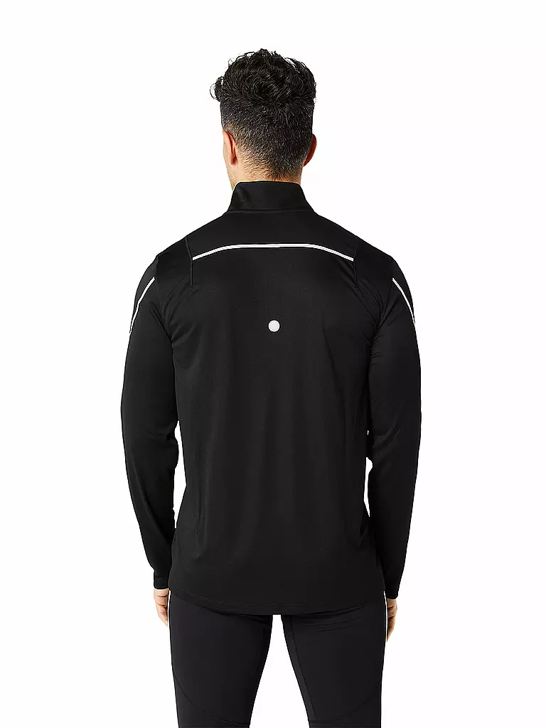 ASICS | Herren Laufshirt Road Lite-Show 1/2 Zip | schwarz