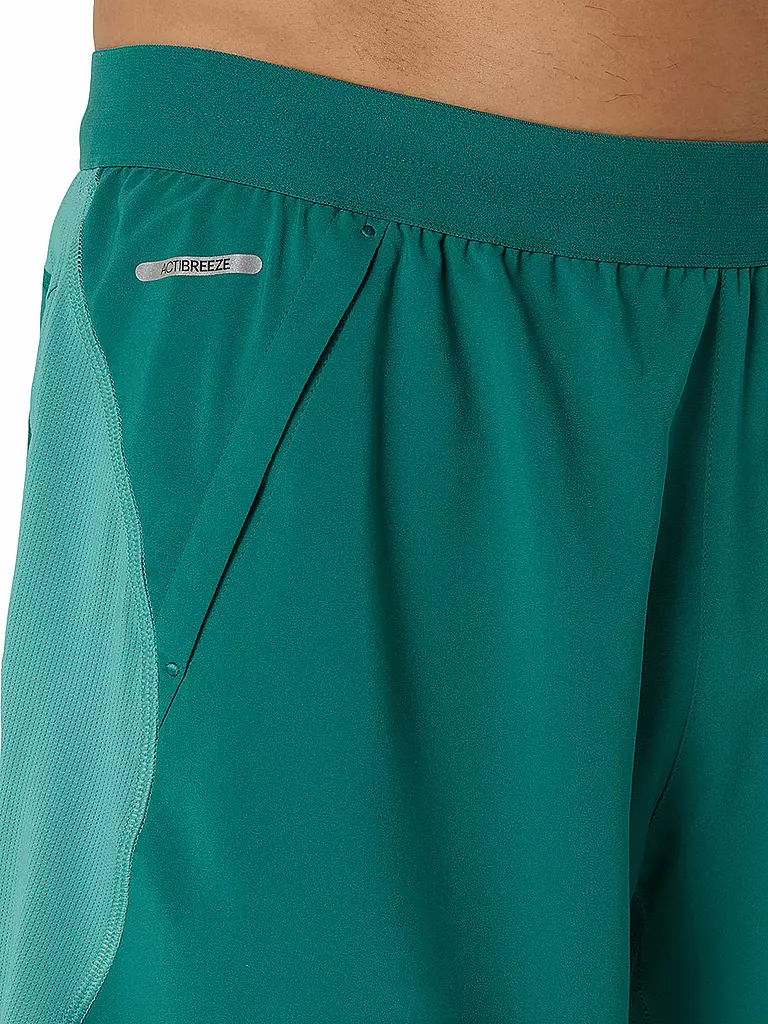 ASICS | Herren Laufshort Road 2in1 5in | petrol