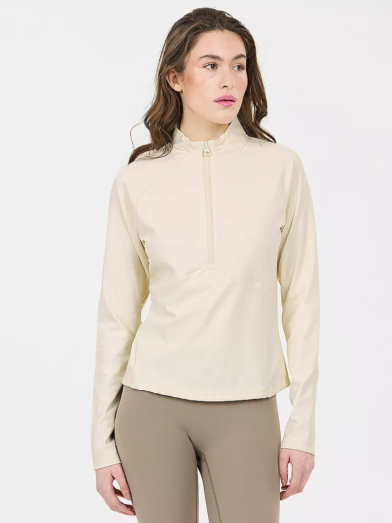 ATHLECIA | Damen Fitness Zipshirt Midory | creme