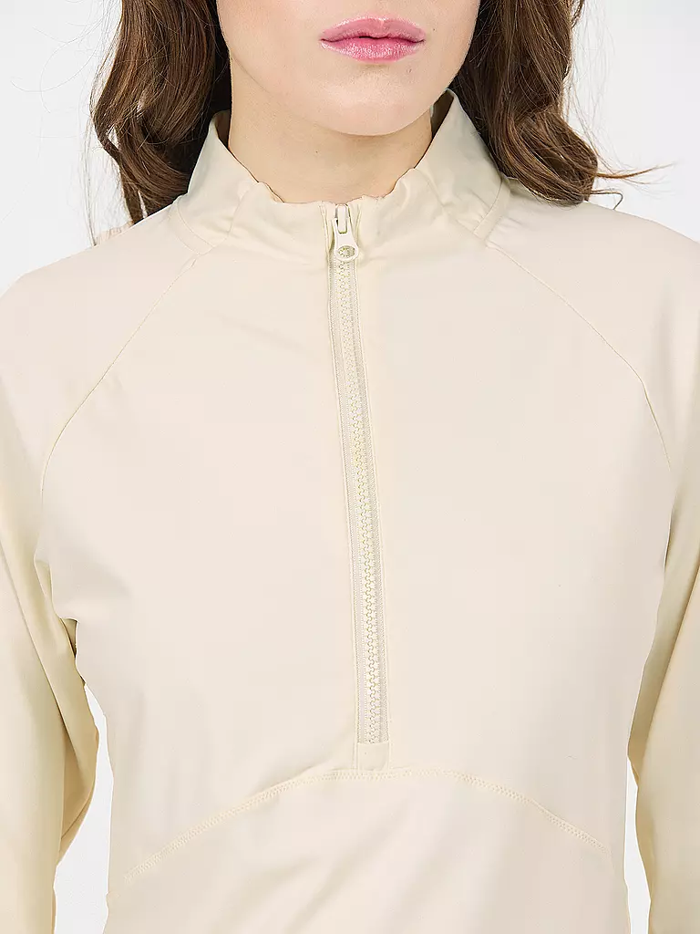 ATHLECIA | Damen Fitness Zipshirt Midory | creme