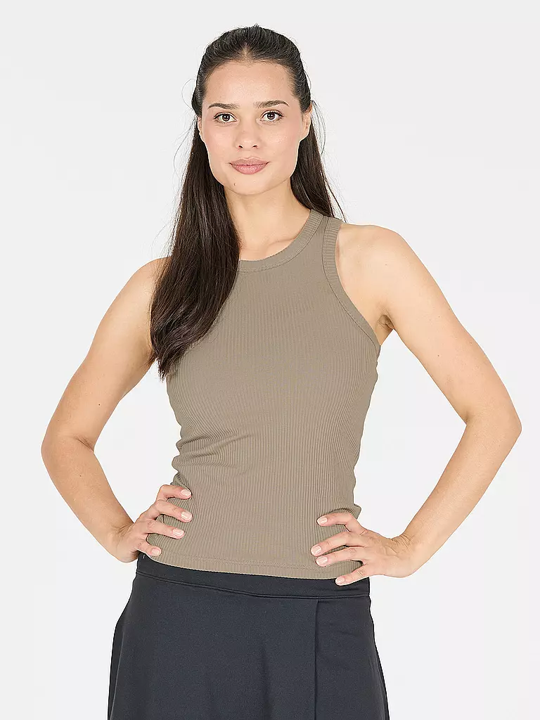 ATHLECIA | Damen Fitnesstank Lankae | camel