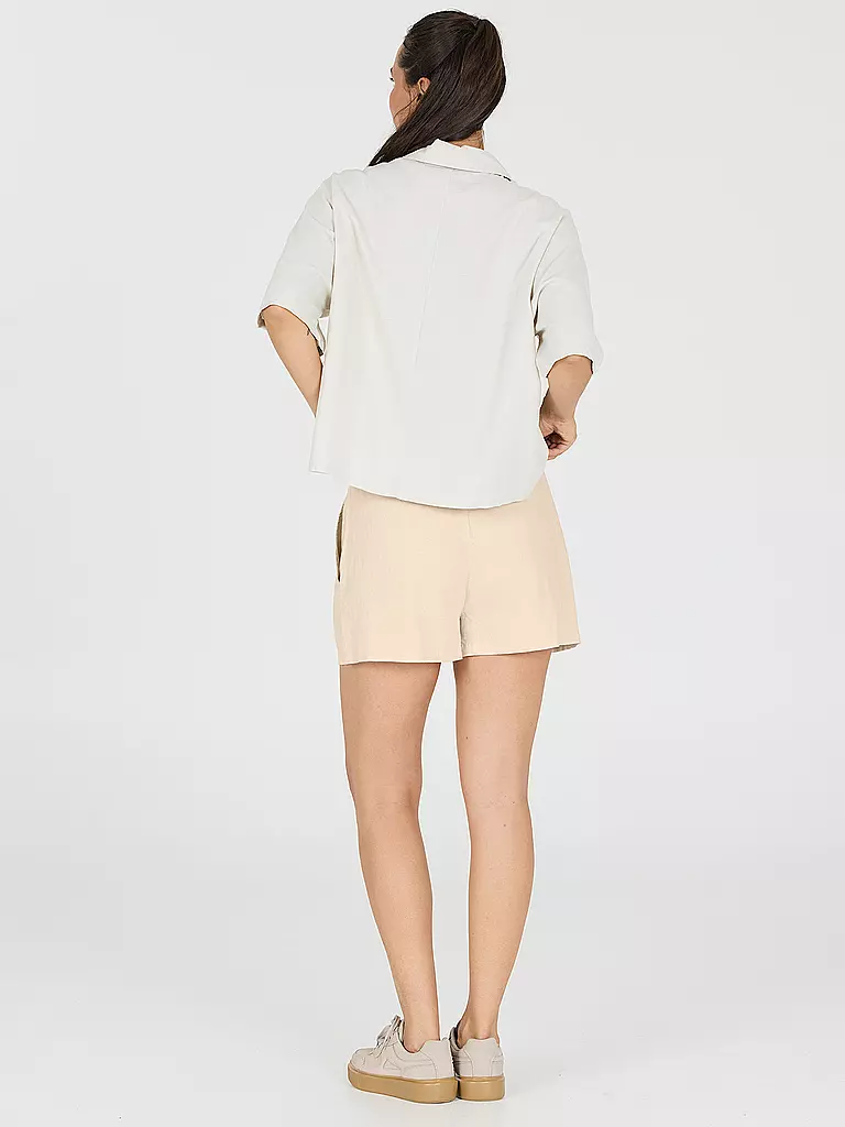 ATHLECIA | Damen Short Resor Leinen | creme