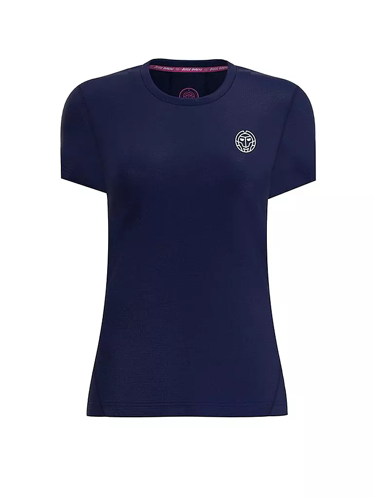 BIDI BADU | Damen Tennisshirt Crew | dunkelblau