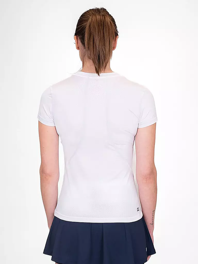 BIDI BADU | Damen Tennisshirt Crew | weiss