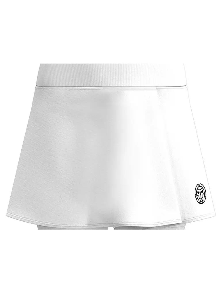 BIDI BADU | Damen Tennisskort Crew Wavy | weiss