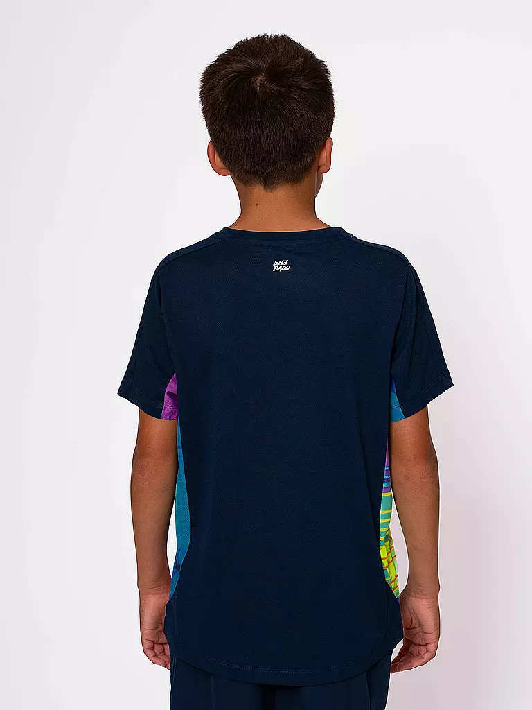 BIDI BADU | Jungen Tennisshirt Kaleido | dunkelblau