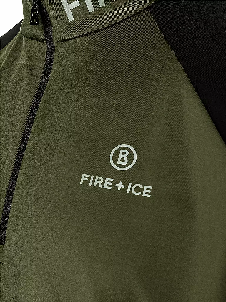 BOGNER FIRE+ICE | Herren Ski Unterzieh Zipshirt Berkan | dunkelblau