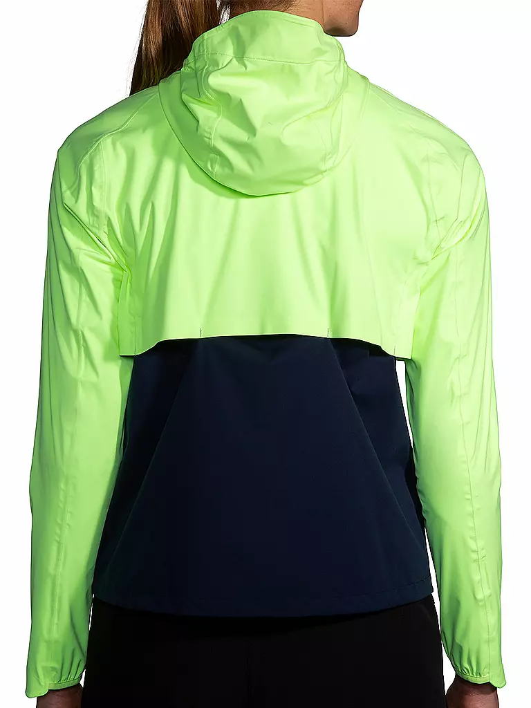 BROOKS | Damen Laufjacke High Point Waterproof | grün