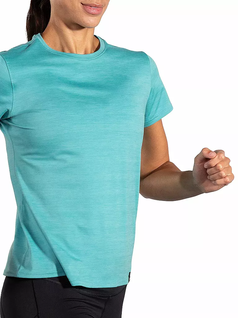 BROOKS | Damen Laufshirt Luxe | hellblau