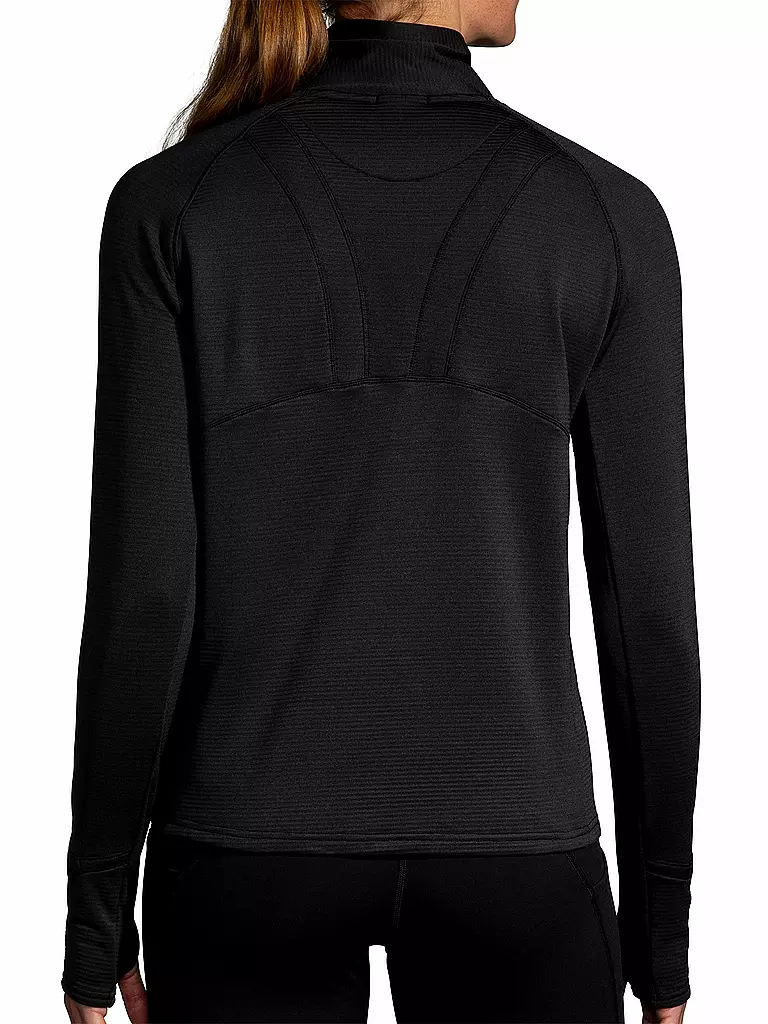 BROOKS | Damen Laufshirt Notch Thermal Longsleeve 2.0 | schwarz