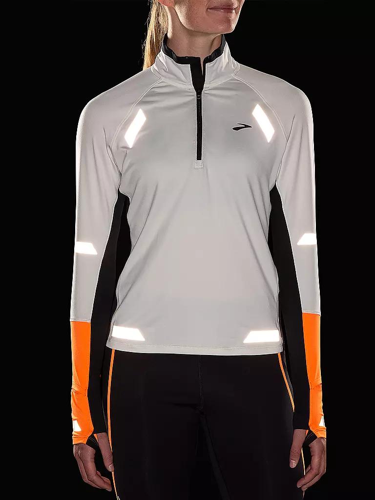 BROOKS | Damen Laufshirt Run Visible  | orange