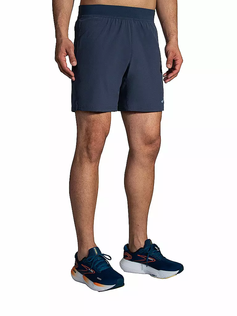 BROOKS | Herren 2in1 Laufshort Sherpa 7" | dunkelblau