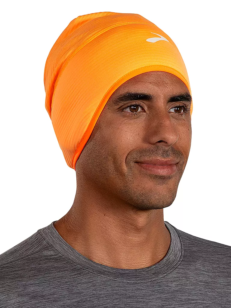 BROOKS | Herren Beanie Notch Thermal | orange