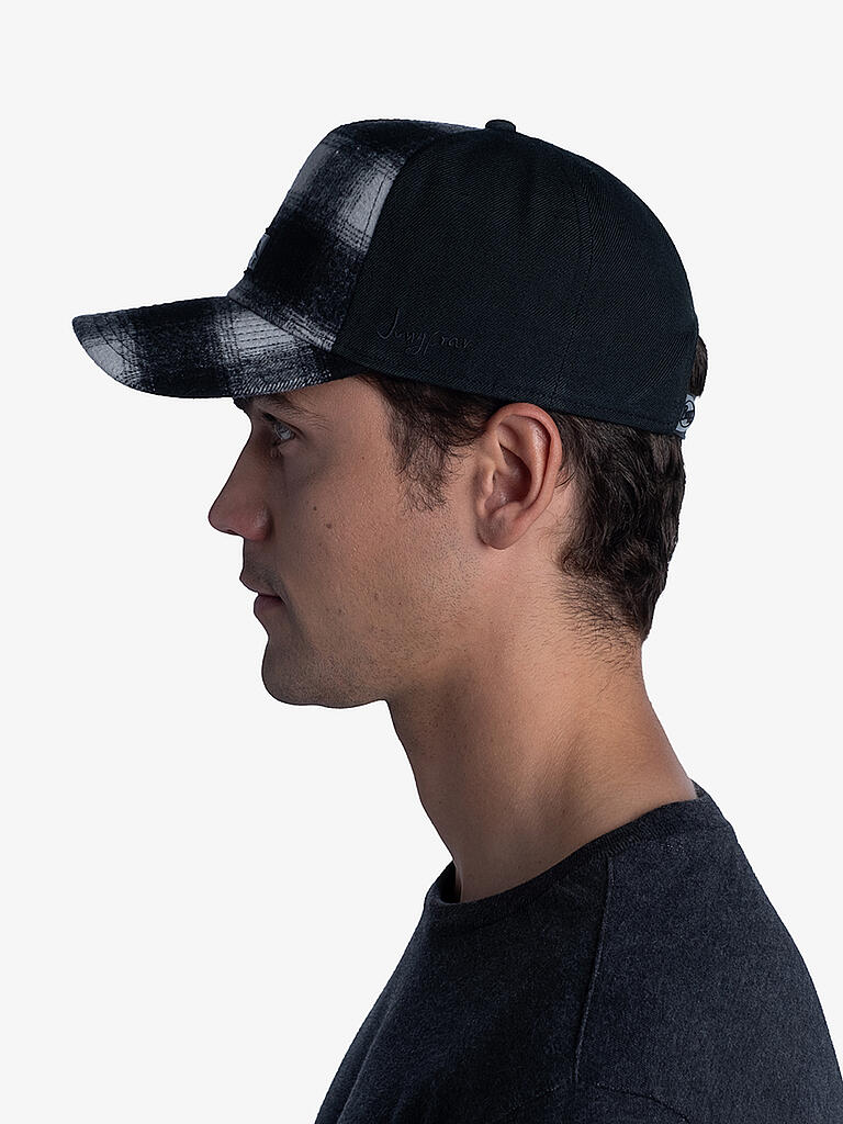 Buff Herren Trucker Kappe Snapback Schwarz