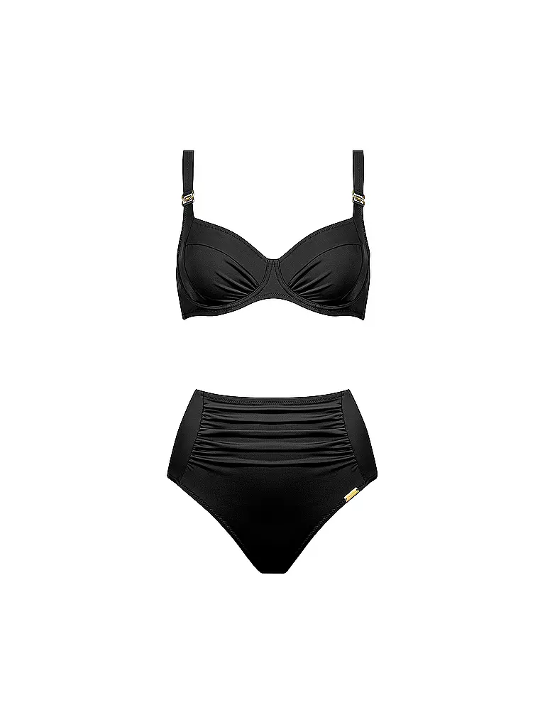 CHARMLINE | Damen Bikini Uni | schwarz