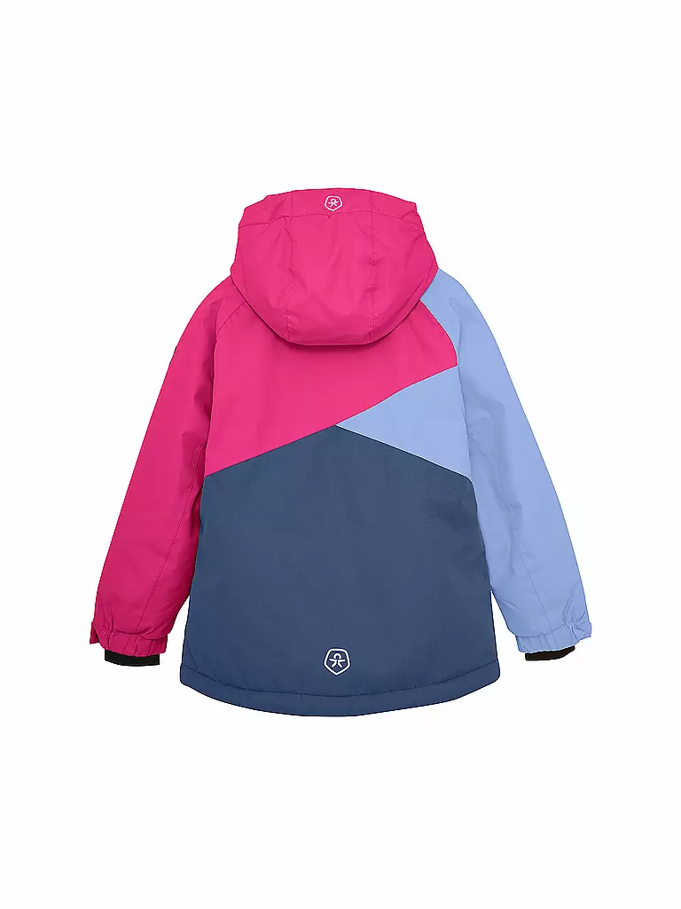 COLOR KIDS | Mädchen Skijacke Colorblock  | pink