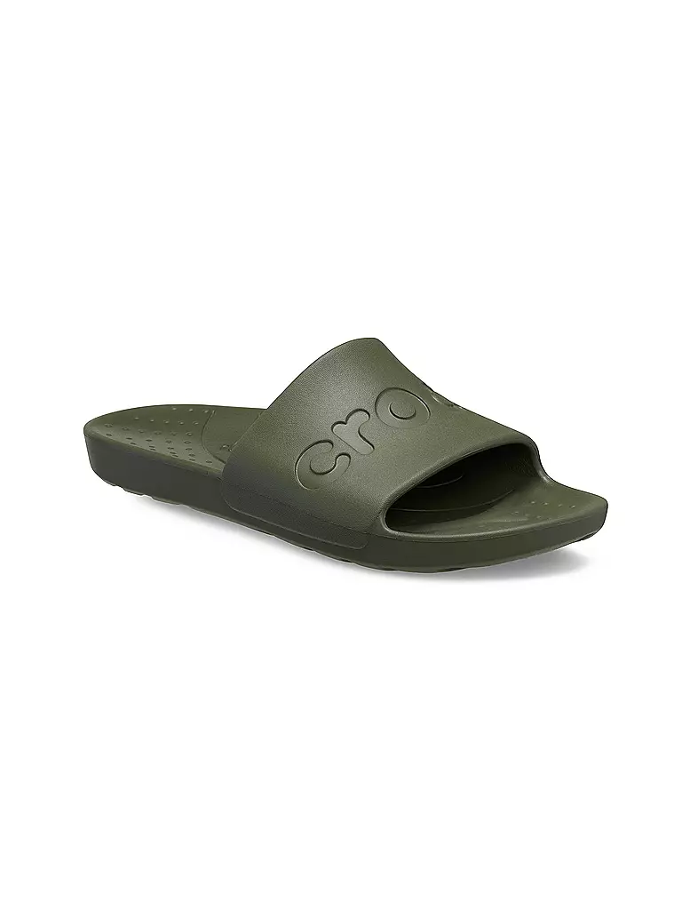 CROCS | Badepantoffeln Classic Slide | olive