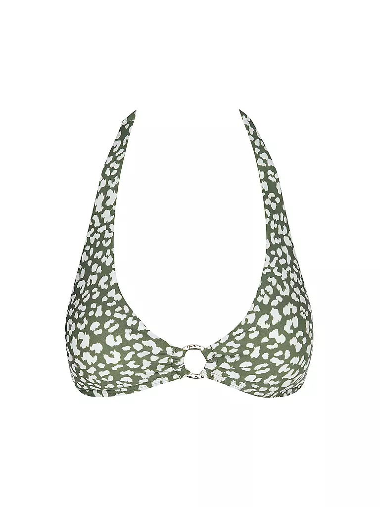 DARLING HARBOUR | Damen Bikinioberteil Neckholder | olive