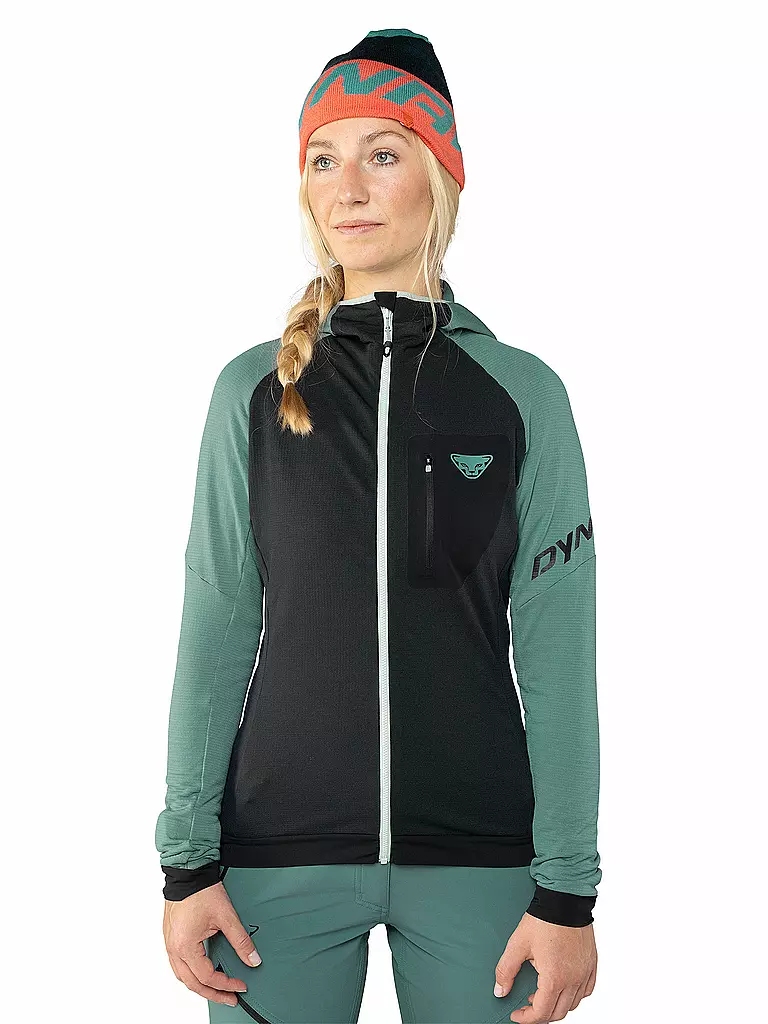 DYNAFIT | Damen Touren Fleecejacke Radical Polartec® Hoodie | olive