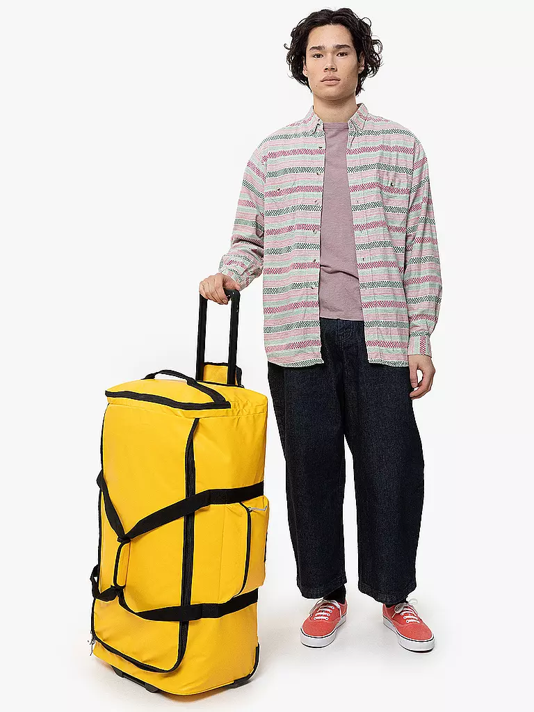 EASTPAK | Reisetrolley Tarp Duffl'R Wheel 85L | gelb