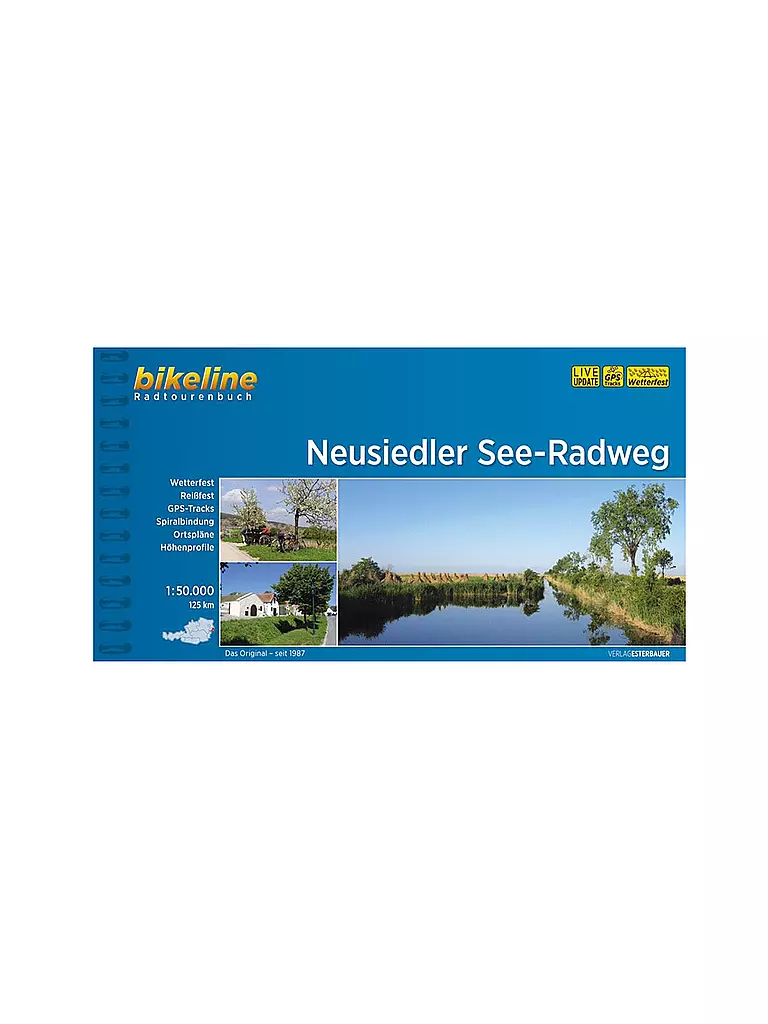 ESTERBAUER | Wanderkarte Bikeline Neusiedler See-Radweg | keine Farbe