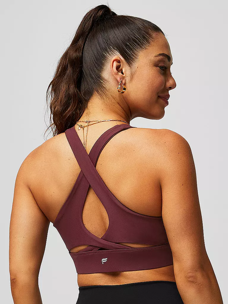 FABLETICS | Damen Sport-BH No Bounce High Support | dunkelrot