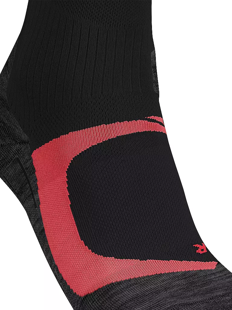 FALKE | Damen Laufsocken RU Trail Grip | schwarz