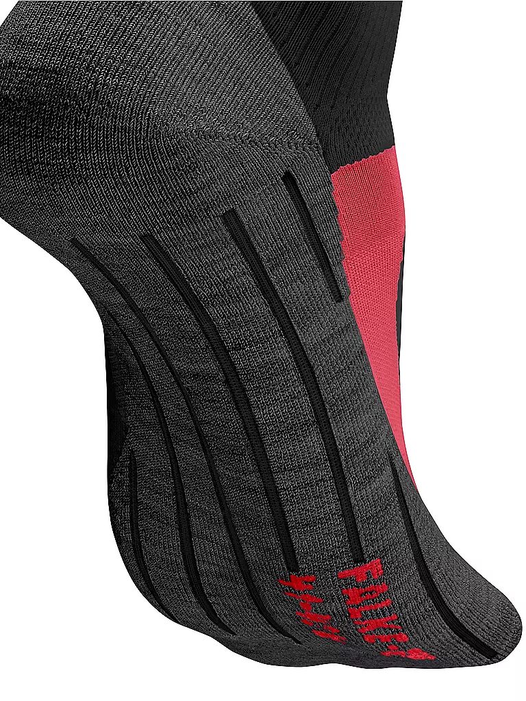 FALKE | Damen Laufsocken RU Trail Grip | schwarz