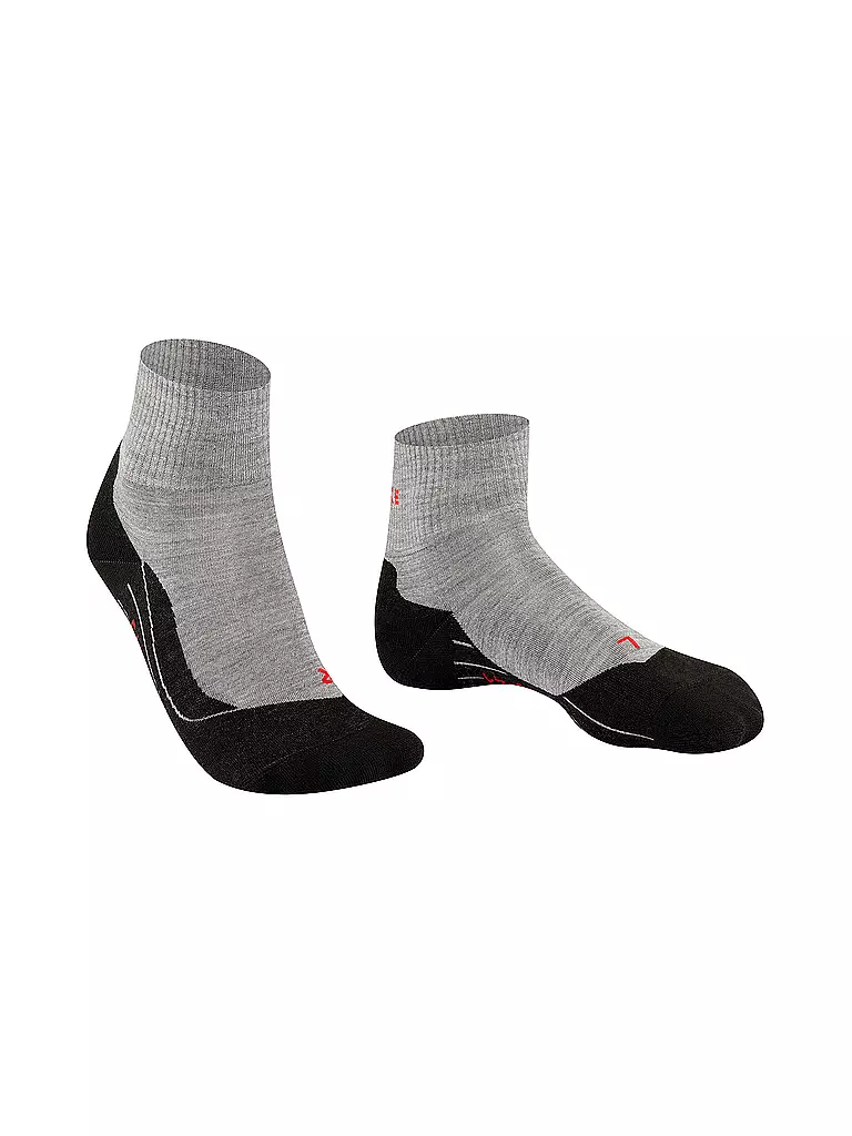 FALKE | Herren Outdoorsocken TK 5 Short | grau