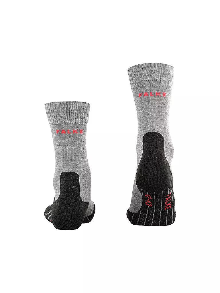 FALKE | Herren Trekking Socken TK5 Light Grey | grau