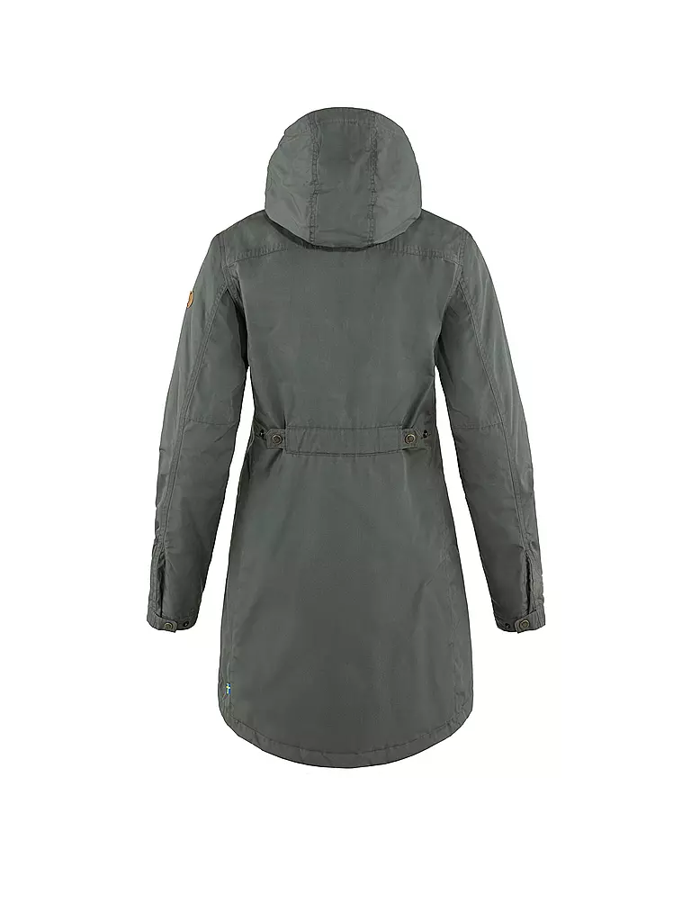 FJÄLLRÄVEN |  Damen Winterparka Kiruna Hoodie | grau