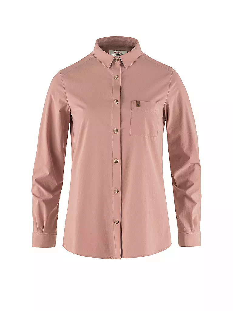 FJÄLLRÄVEN | Damen Bluse Oevik Lite Uni | rosa