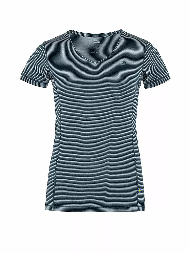 FJÄLLRÄVEN | Damen T-Shirt Abisko Cool W | dunkelblau