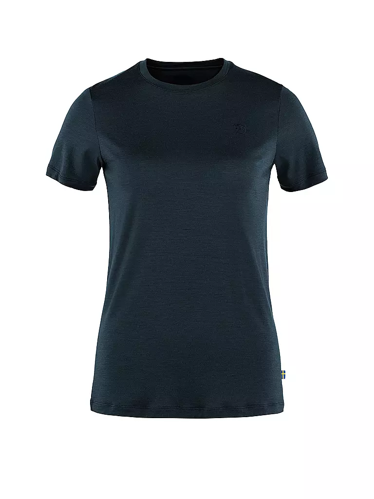 FJÄLLRÄVEN | Damen T-Shirt Abisko Wool SS W | grau