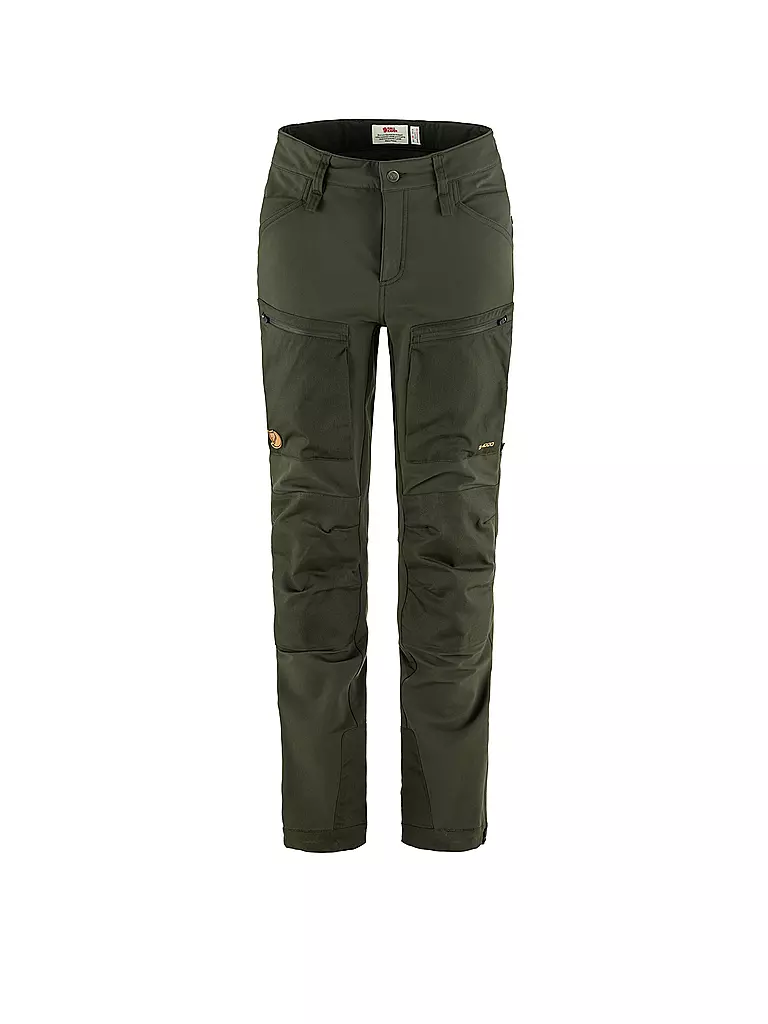 FJÄLLRÄVEN | Damen Wanderhose Keb Agile Winter | schwarz